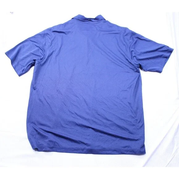 Greg Norman Disney Golf Logo Mens Blue Microfiber Polyester Polo Shirt Size XXL - Picture 7 of 7